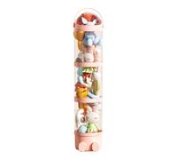 Stuffed Animal Tube, 63.7 Inch Vertical Toy Tube, Trasparente Doll Display Bucket with 4 Layers for Living Room, Bedroom, Playroom Organization, 11.02 x 63.78 pollici