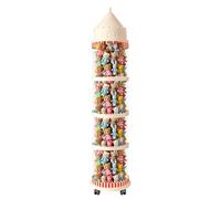 Stuffed Animal Tube Storage | Clear Doll Organizer Bin - Dustproof Castle Plush Toy Display for Living Room Balcony Garage Dorm Classroom Bedroom Nursery And others