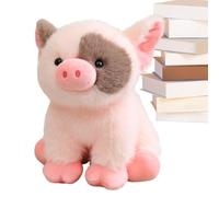 Stuffed Animals, 8-Inch Cute Swine Plush Toy, Cuddly Pig Pillow with Soft Filler, Huggable Design with Detailed Features, Animal Plush for Baby Girls Kids Birthday Halloween Home Bedroom Sofa Car
