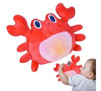 Stuffed Animals, Babies Sleep Soothers, Plush and Pp Cotton Turtle Crab Dolphin Plush Dolls with Music and Light, Soothing Sensory Sleeping Companions for Kids and, 26.5x16x14cm