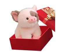 Stuffed Animals - Cute Swine Plush Toy For Kids And Baby Girls | Soft Cuddly Pig Throw Pillow, Adorable Animal Plush Cushion, Ideal For Bedroom Sofa Car Home Decoration And Birthday Present, 20cm Pink