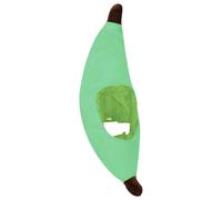 Stuffed Banana Headwear, Halloween Banana Furry Hat, Cute Plush Banana Hat, Funny Plush Cartoon Hat Headgear for Kids and Adults, Fun Costume Accessory for Halloween and Themed Party