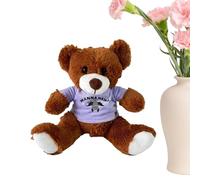 Stuffed Bear - Cute Soft Toy Collection, Plush Centerpiece Decor, Cuddly Animal Figure, Themed Celebration Accent For Baby Shower | Birthday Party With Gentle Texture