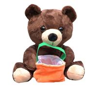 Stuffed Bear Toy - Exquisite Details Holiday Theme Design Plush Animal
