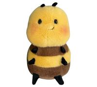 Stuffed Bee, Cute Bee Plush, Chubby Smiling Plush Doll, Collectible Realistic Figure Sleeping Companion For Children Bedroom Nursery Sofa Car Boys Girls Baby Shower Birthday