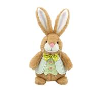 Stuffed Bunny - 12.6 Inch Soft Plush Rabbit Toy, Cute Sitting Animal Doll, Easter Basket Stuffer, Kids Birthday Valentine Gift, Sofa Bed Couch Home Decor, Girl Boy Usage Accessory Supply 32cm
