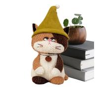 Stuffed Cat Plush, Cute Cuddly Realistic Home Decoration, Cat Plush Throw | Cat Plush Throw Pillow For Bedroom Living Room Couch Car Bed Kid