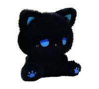 Stuffed Cat Toys | 10 x 10 x 15 cm Kitten Plush Throw Pillow, Delicate Workmanship Soft Skin Friendly Pillow With Emo Expression | Exquisite Decorations For Car Dining Room Table Living Room Divano