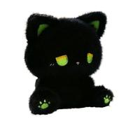 Stuffed Cat Toys | 10 x 10 x 15 cm Kitten Plush Throw Pillow, Delicate Workmanship Soft Skin Friendly Pillow With Emo Expression | Exquisite Decorations For Car Dining Room Table Living Room Divano