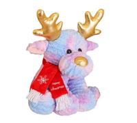 Stuffed Christmas Deer Toy, Soft Plush Reindeer Elk Pillow, Holiday Sofa Bed Table Decoration, Compact Festive Animal Ornament, Kids Adults Gift, Christmas Thanksgiving Winter Home Decor