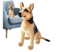 Stuffed Dog | Realistic Soft Sitting Craft Pillow | Stuffed Animal Dog