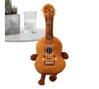 Stuffed Doll, Musical Instrument Pillow, Cute Plush Guitar Toy, for Kids and Teens Sleeping Use, Skin-Friendly Hug Companion Gift, Boys Girls Adults Girlfriend Bedroom Nap Time Decor