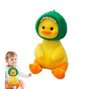 Stuffed Duck, Yellow Duck Stuffed Doll with Hat, 9.84 inch Decoration Stuff, Toy Throw Pillow, Baby Sleeping Buddy for All Ages, Plush Animal Gift Kids