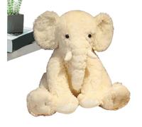 Stuffed Elephant - Soft Huggable Doll | Sleeping Companion, Elephant Doll, Cute Decoration for Bed, Bookshelf, Divano