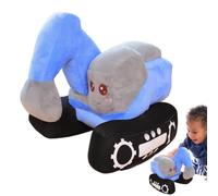 Stuffed Excavator Plush - Cartoon Back Pillow, Cartoon Stuffed Pillows