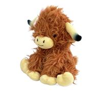 Stuffed Highland Cow Plush Super Soft Cute Adorable Comfortable Fuzzy