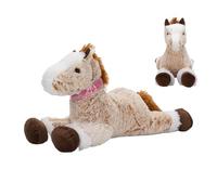 Stuffed Horse Doll - 56cm Soft Plush, PP Cotton Huggable Pillow, Collectable Cute Animal Toy with Cuddly Texture and Decorative Design | Gift for Girlfriend Wife Friend Sister Daughter Kid Boys Bedroo