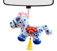Stuffed Horse Toy, Plush Pendant with Soft Fabric and Fine Embroidery, Horse Doll Keychain for Men Women Kids Family Girlfriend Boyfriend Birthday Gift Car Home Decor New Year Party Bag Accessory