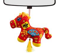 Stuffed Horse Toy, Plush Pendant with Soft Fabric and Fine Embroidery, Horse Doll Keychain for Men Women Kids Family Girlfriend Boyfriend Birthday Gift Car Home Decor New Year Party Bag Accessory
