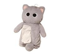 Stuffed Pencil Case, Stuffed Animal Cosmetic Storage Bag, Creative Zipper Beautify Pouch 13.78x7.87 inches, Ideal for Lipstick, Eyebrow Pencil, and Makeup Brushes