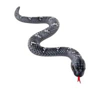 Stuffed Snake Large Realistic Decoration蛇毛绒玩具逼真的蛇仿真蛇眼镜蛇假蛇毛绒玩具蛇整蛊道具恶搞玩具猫玩具