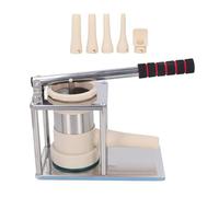 Stuffer per Salsicce in Alluminio Manuale Verticale con 4 Tubetti - Facile Da Usare, Durevole e Compatto per Cucina Casalinga, Ideale per Salami e Bratwurst Fatti in Casa