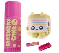 STUFFS. Trendy Self-Care Toycessories. Stuffie & Matching Lip Balm Set con porta balsamo per le labbra e custodia. (assortiti), stili variano