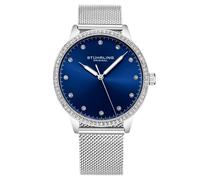 Stuhrling 3904 2 Vogue Quarzo Cristallo Accented Mesh Bracciale Donna Orologio