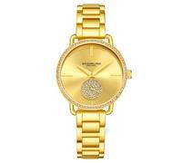 Stuhrling - Orologio analogico da donna Krystal Diamond con quadrante e lunetta, cinturino in acciaio inossidabile 3909