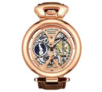 Stuhrling 3919 3 Emperor’S Grandeur Automatico Skeleton Dual Time Da Orologio