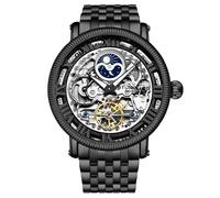 Stuhrling 3922 5 Speciale Reserve Automatico Dual Time Acciaio da Uomo Orologio