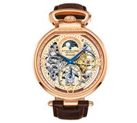 Stuhrling 3954 3 Modena Legacy Automatico Dual Time Scheletro Am/Pm Da Orologio