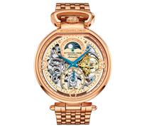 Stuhrling 4032 3 Modena Legacy Automatico Dual Time Scheletro Am/Pm Da Orologio