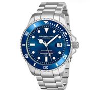 Stuhrling 883 02 Depthmaster Automatico Diver Orologio Da Uomo IN Acciaio Inox
