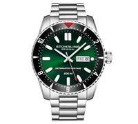 Stuhrling Original 1004 03 Automatico Giorno Data Acciaio Inox Orologio da Uomo