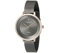 Stuhrling Original 589.04 Orologio da Polso, Display Analogico, Donna, Cinturino Acciaio Inox, Grigio