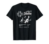 Stuka Wehrmacht Tee Junkers JU 87 Guerra Mondiale 2 caccia tedesco Maglietta