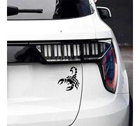 Stukk Stickers Scorpion Evil Sting Design Design Fun Window Bumper Decalcomania Decalcomania Vinyl JDM Adesivo 15CMX17.3cm - Nero
