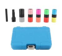 Stuma dado a spina 7 pc set colorato cRMO Acciaio a 6 punti Impatto a doppio lato set con manicotto protettivo