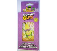 Stumble Guys Cards 1' Serie 15 Cards + 4 Limited Rainbow Edition Box Viola