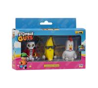 Stumble Guys Mini Action Figure 3 Pack B Banana Guy Pollo Capt Nohart