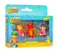 Stumble Guys PMI 3-Pack Collectible Figures: Ms. Stumble, Inferno Dragon, Camera