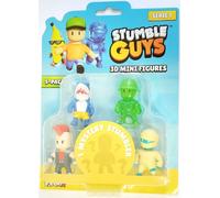 Stumble Guys Serie 1 3D Mini Figures 5-pack Megalodon Punk Army Man Hatshepsut