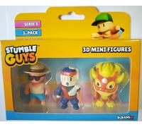 Stumble Guys Serie 3 3D Mini Figures 3-pack Tanner Oni Nian Beast