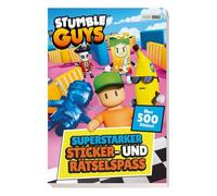 Stumble Guys: Superstarker Sticker- und Rätselspaß: Block mit 60 Stickerseiten