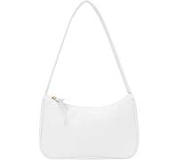 Stume a tracolla femminile, borsa a tracolla in pelle PU RETRO, borsa a tracolla da donna, borsa per ascelle alla moda, borse per borse per le ascelle da donna (bianco) pacchetto ascelle in pelle111