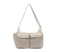 Stume da spalla da donna con una busta a traversa gonfio di capacità con tambella imbottita for cammino femmina (beige)