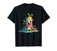 Stump Monster One Eyed Forest Spirit Maglietta