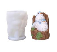 Stump Sparrow - Silicone per la cottura di sapone, artigianato artistico con texture realistica, riutilizzabile, in silicone