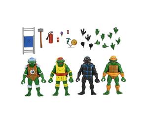Stump Wresting Turtles Action Figure da 17,8 cm, Tartarughe Ninja Teenage Mutant